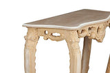 Biscottini Console Baroque 87x33x87 cm Made in Italy | Console Chambre | Table Console Bois