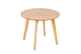 Homexperts Lina Table Basse, Chêne, Marron, D 50, H 40 cm