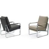 Paris Prix - Fauteuil Design Alexander 100cm Taupe