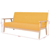 vidaXL Fauteuil Tissu Chaise de Salon Meuble Mobilier de Chambre à Coucher