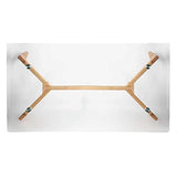 AltoBuy VERANE - Table Basse Rectangulaire Plateau Verre