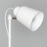 LEDKIA LIGHTING Lampadaire Métal Ulux 1450x250x250 mm Blanc E27 Métal pour Décoration Salon, Chambre, Cuisine