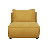 Miliboo Chauffeuse 1 Place Design en Tissu Jaune Cumin PLURIEL