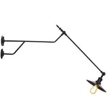 N / A Appliques murales d'éclairage Exquis Industrie Moderne de Grande Taille Longue Swing Arm Noir/Rouge/Blanc Applique Murale Lightyear E27 pour la Lecture Studio Clothi.