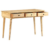 vidaXL Table Console Table de Couloir Table d'Entrée Table sous Miroir Salon Salle de Séjour Maison Intérieur 120x50x78 cm Bois de Manguier Massif
