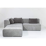 Canapé Infinity Antique Ottoman gauche gris Kare Design