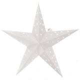 BRUBAKER Étoile de Noël pliée - Lot de 2 - Chacune avec 10 LED - 60 cm Ø