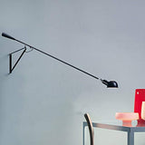 RUZMY E27 RéTro Bras Long Applique, Prise Avec Interrupteur, Ajustable Bras Oscillant Chevet Applique Murale Fer Restaurant Eclairage Bras Long Pole Lampe Murale Chambre Lampe De Lecture