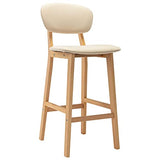 vidaXL 2X Tabourets de Bar Chaises de Comptoir Chaises de Bar Sièges de Comptoir Sièges de Bistro Tabourets de Pub Maison Intérieur Crème Tissu