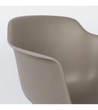 Chaise Design WLabel Edition la Chaise Mae Taupe WLabel Edition/de Couleur Taupe/en Polyprolpylene/Désigné par WLabel Edition
