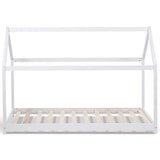 IDMarket - Lit cabane 90x190 cm Neel Blanc