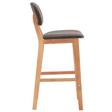 Chusui Lot de 2 tabourets de bar, bar, bar Stools, comptoir, tabouret de bar, tabouret de cuisine, tabouret de comptoir, accessoires de bar, tissu taupe