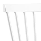 AC Design Furniture Susanne Chaises de salle à manger Lot de 2, H: 86 x l: 50,5 x L: 49,5 cm, Blanc, Bois, 2 pc