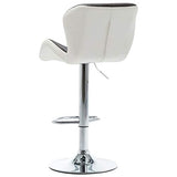 Tabouret de Bar en Cuir synthétique Marron