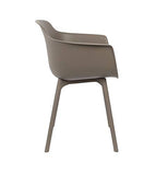 Chaise Design WLabel Edition la Chaise Mae Taupe WLabel Edition/de Couleur Taupe/en Polyprolpylene/Désigné par WLabel Edition