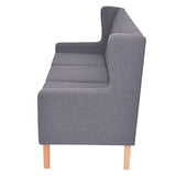 YiYueTrade Ensemble de canapés 2 pcs Tissu Gris