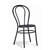 ADDECOR - Chaise design Edna - fabriquée en fer et en bois mesure 89 × 36 × 40 cm - Couleurs à choisir - Chaise de salle à manger - idéale pour les projets hôteliers - Meubles auxiliaires