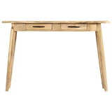 vidaXL Table Console Table d'Entrée Table de Salon Table de Couloir Meuble de Salon Meuble de Couloir Maison 115x40x75 cm Bois de Manguier Massif