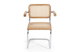 Ventemeublesonline Chaise SKOL avec ACCOUDOIRS