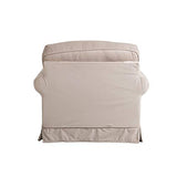 Paris Prix - Fauteuil Design romuald 102cm Beige