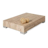 Mobili Fiver, iCube 90 Table de Salon, Mélaminé, chêne naturel, 90 x 60 x 18 cm