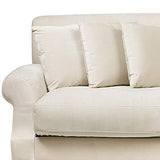 Beliani - Canapé 3 Places - Eike - Velours, Beige
