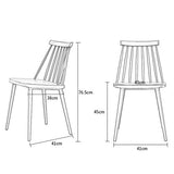 Family History Rétro en Bois Massif Chaise Ménage Étude Lire Lire Chaise Restaurant Bar Dossier Chaise Loisirs Chaise 41 * 41 * 76.5CM,Blue
