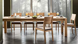 Marque Amazon - Alkove - Hayes - Set de 2 chaises en bois massif avec siège tapissé, Chêne sauvage