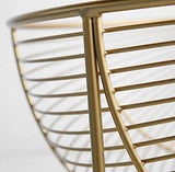 Buque Fauteuil de salle à manger en fil métallique Doré Édition limitée