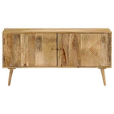 vidaXL Buffet Bois de Manguier Massif Commode Armoire Rangement Table Appoint