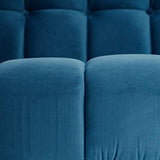 ixia.es Canapé en Velours Bleu avec Pied doré