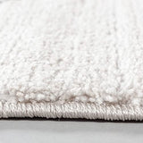 Tapis à Poils Ras, Conception berbère, Tapis Crème, 200 x 290 cm, Tapis de Style bohème, Tapis Salon