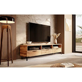 Selsey RIKKE - Meuble TV/Banc TV (chêne wotan, 160 cm, sans LED)