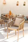 SKLUM Lot de 2 chaises de Jardin Arhiza [Supreme] Brun Moka