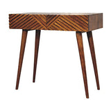 Artisan Furniture Table Console Chestnut Lille, Bois de Mangue, châtaigne, Taille Unique