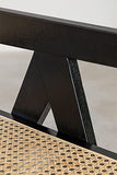 SKLUM Chaise en Bois avec Accoudoirs Lali Style Noir uni