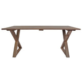 honglianghongshang Mobilier de Jardin Tables de Jardin Table de Salle à Manger Teck de récupération 180x90x76 cm