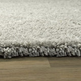 BALTA Tapis Berbère, Tapis de Salon Shaggy Style Ethnique, Grand Tapis 200x290 cm, Doux et Confortable, Facile d'entretien, Polypropylène épaisseur 30 mm, 200 x 290 cm, Gris - Blanc