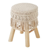 Atmosphera - Tabouret Pouf Macramé été Indien