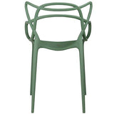 Kartell 586514 Masters Chaise Vert Sauge