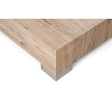 Mobili Fiver, iCube 90 Table de Salon, Mélaminé, chêne naturel, 90 x 60 x 18 cm