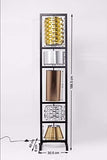 Kare design - Lampadaire 5 abats-jour cuivre et doré PARRECHI GLAMOUR