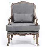 Menzzo Mambo Fauteuil, Tissu, Gris, 73