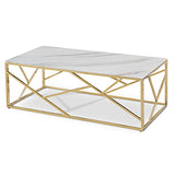 Menzzo OP Table, Verre, Blanc, L120 x P60 x H40