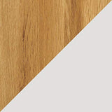 Marque Amazon - Movian - Bibliothèque Douro, Chêne Wotan / Blanc alpin Couleur