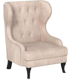 Fauteuil en Tissu - Fauteuil tapissé Beige - Alta