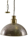 AUBRY GASPARD Suspension Industrielle en métal martelé Diamètre 53cm