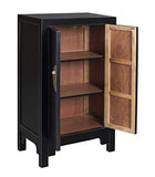 Fine Asianliving Armoire Chinoise Onyx Noire L70xP40xH120cm Armoire Chinoise Meubles Chinois Mobilier Oriental Asiatique Mandarin Pekin