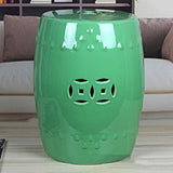 Qivor Pouf Tabourets Tabourets Tabouret Tabouret Tabouret De Travail Tabouret De Douche Escabeau Jingdezhen De Style Chinois De Porcelaine Jetée Céramique Creuse Tabouret Assis Rétro Rond Trou Carré