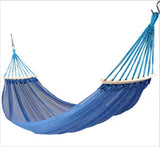 ZXL hamac en Soie iuihuah Ice Swing Outdoor hamac Maillage Simple hamac Double Adulte Enfant 200 x 125CM Bleu B